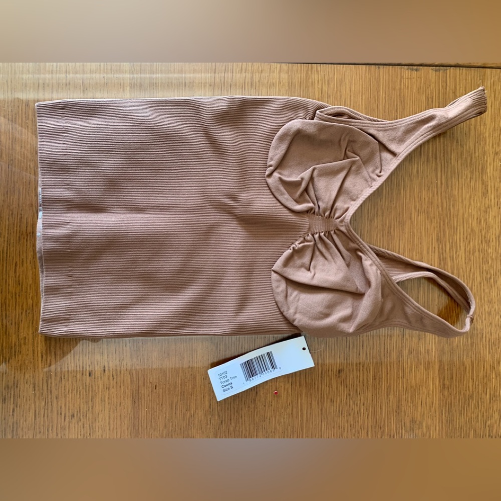 Sassybax (spanx) by Amanda kennedy underwire torso trim tank undergarment NWT S